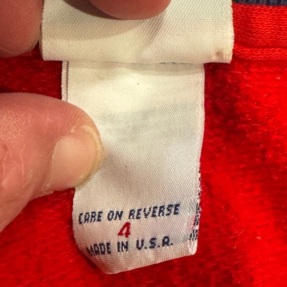 OshKosh B’Gosh Red Goats Sweater 4T Kids Toddler Pullover Excellent Vintage - Picture 7 of 8